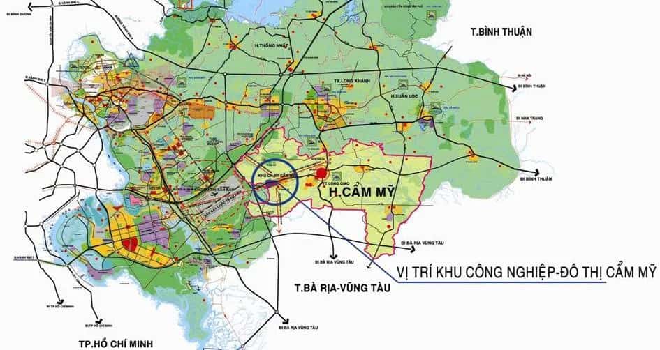 Khu công nghiệp Cẩm Mỹ — Thừa Đức, Đồng Nai