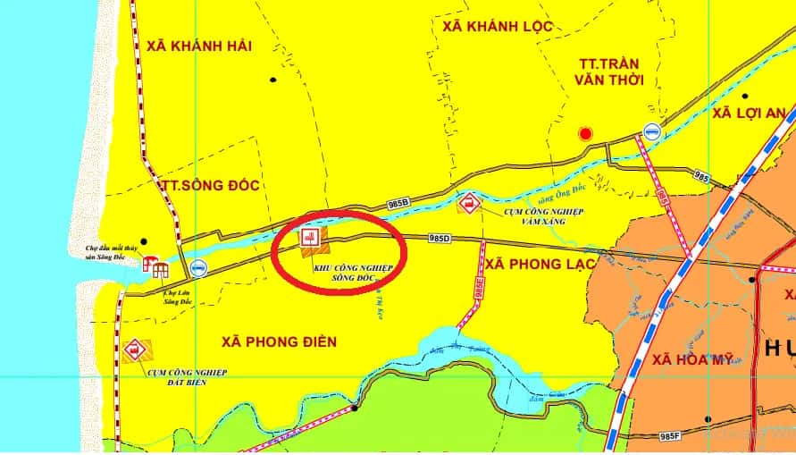 Khu công nghiệp Sông Đốc — Trần Văn Thời, Cà Mau