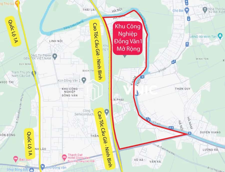 Khu công nghiệp Đồng Văn I mở rộng — Hà Nam