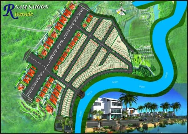 Dự án Khu dân cư Nam Sài Gòn Riveside — Nhơn Đức, Thành phố Hồ Chí Minh