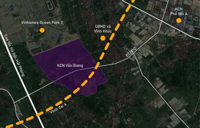 Khu công nghiệp Văn Giang - giai đoạn 1 — Nghĩa Trụ, Hưng Yên