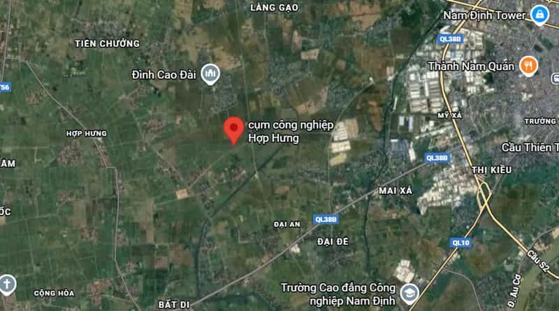 Cụm công nghiệp Hợp Hưng Ninh Bình — Nam Định
