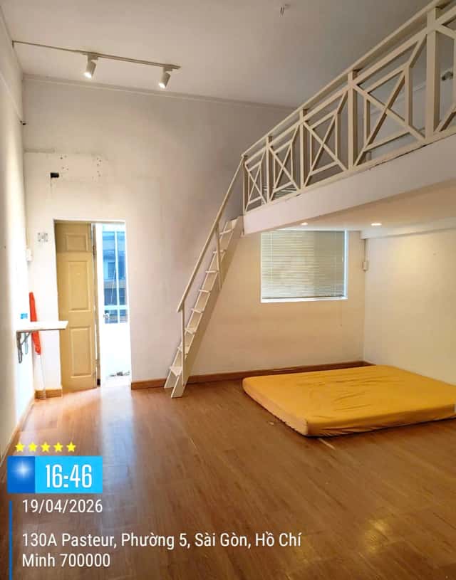 Cho thuê căn hộ chung cư Pasteur Quận 1, TP.HCM – 1 phòng ngủ, giá 10 triệu