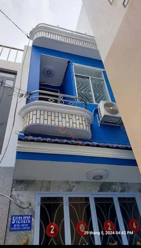 Bán nhà hẻm 5/121/27C Nơ Trang Long Quận Bình Thạnh, TP.HCM – 4 phòng ngủ, giá 6.2 tỷ — Hình 2