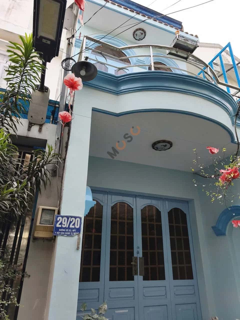 Cho thuê nhà hẻm đường số 35 Thành phố Thủ Đức, TP.HCM – 2 phòng ngủ, giá 8.5 triệu