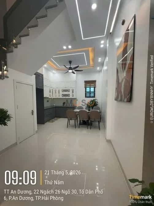 Bán nhà hẻm Tổ dân phố 6  Quận An Dương, TP. Hải Phòng – 3 phòng ngủ, giá 3.5 tỷ — Hình 3