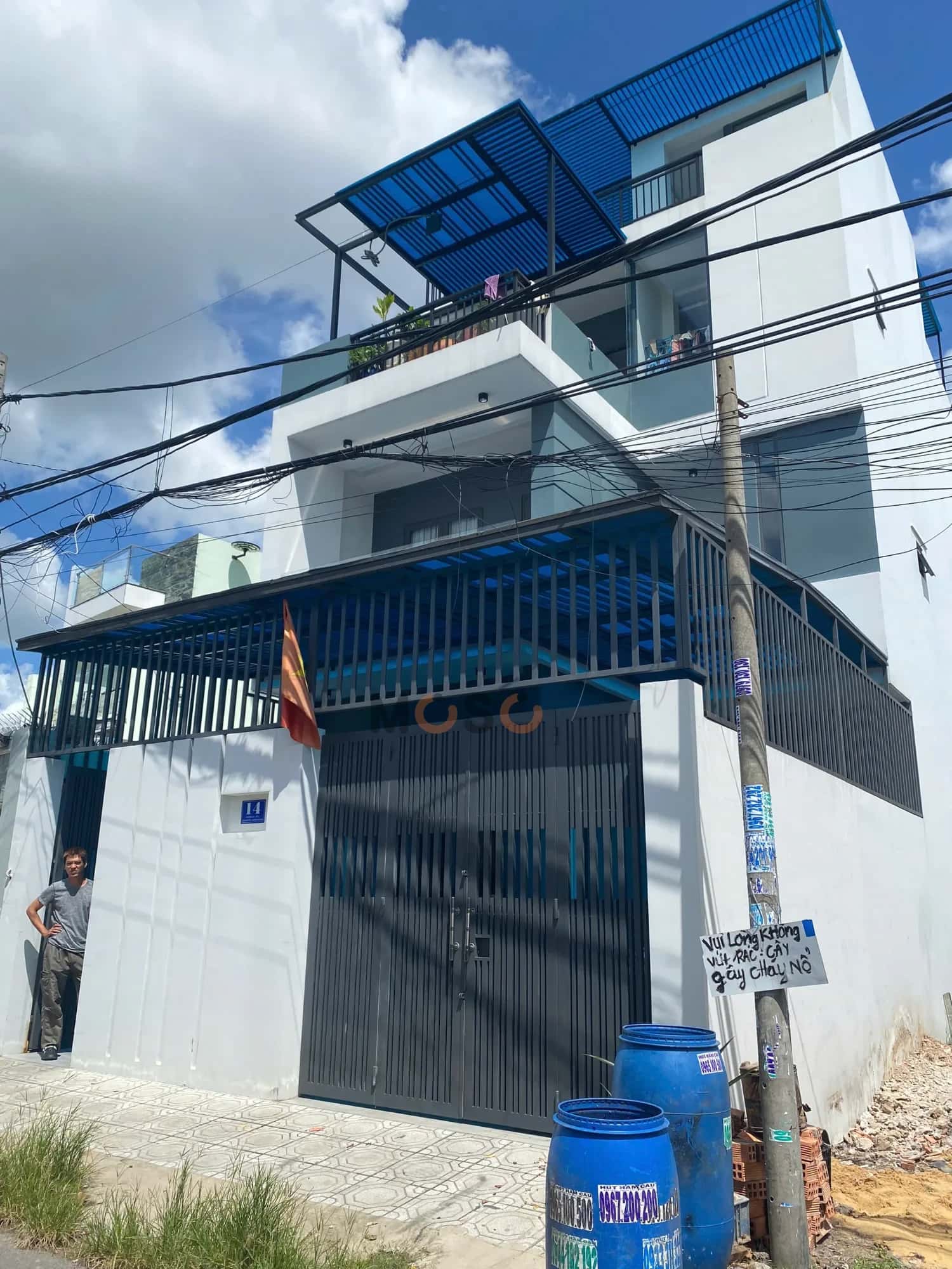 Bán nhà mặt tiền đường số 223 Huyện Củ Chi, TP.HCM – 4 phòng ngủ, giá 6 tỷ