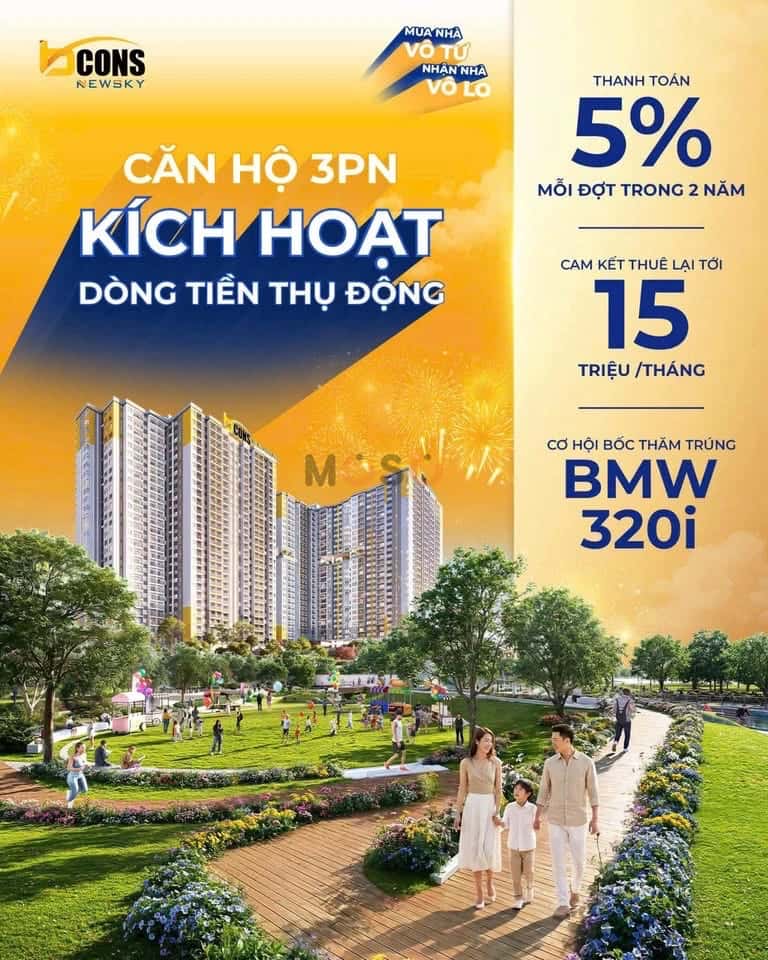 Bán căn hộ chung cư Quốc lộ 13 Thành phố Thuận An, Bình Dương – 3 phòng ngủ, giá 2.7 tỷ — Hình 3