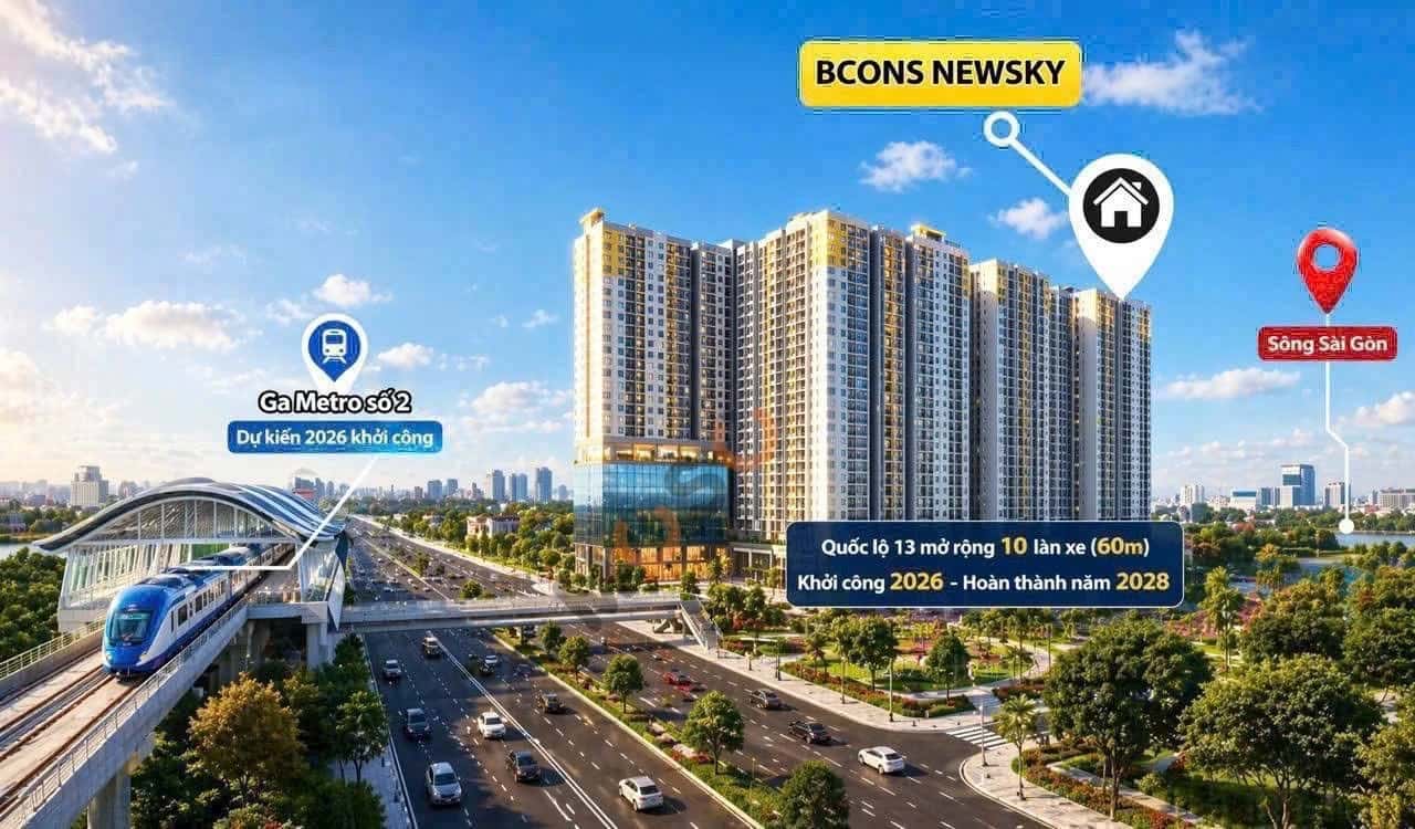 Bán căn hộ chung cư Quốc lộ 13 Thành phố Thuận An, Bình Dương – 2 phòng ngủ, giá 2.1 tỷ — Hình 2