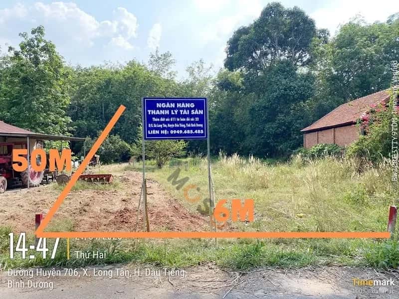 Bán đất Dầu Tiếng, Bình Dương – giá 495 triệu — Hình 2
