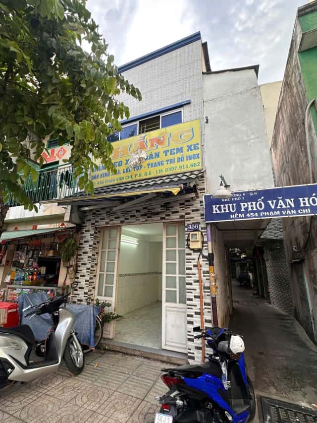 Bán nhà mặt tiền Đường Phạm Văn Chí Quận 6, TP.HCM – 1 phòng ngủ, giá 4.6 tỷ