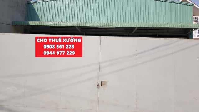 Cho thuê kho, nhà xưởng quôc lô 1a Quận 12, TP.HCM – 1 phòng ngủ, giá 45 triệu