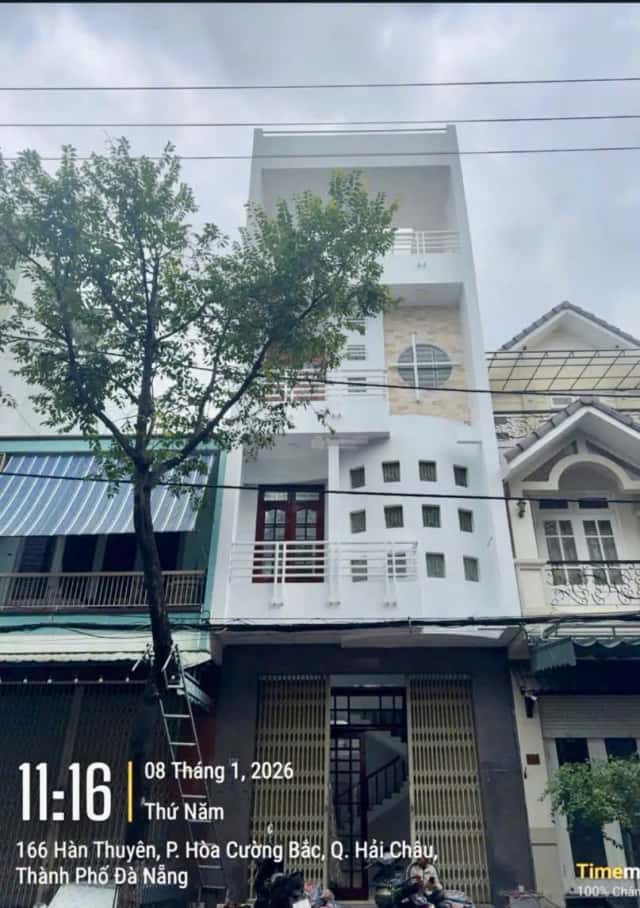 Bán nhà mặt tiền Hàn Thuyên Quận Hải Châu, TP. Đà Nẵng – 7 phòng ngủ, giá 9.8 tỷ