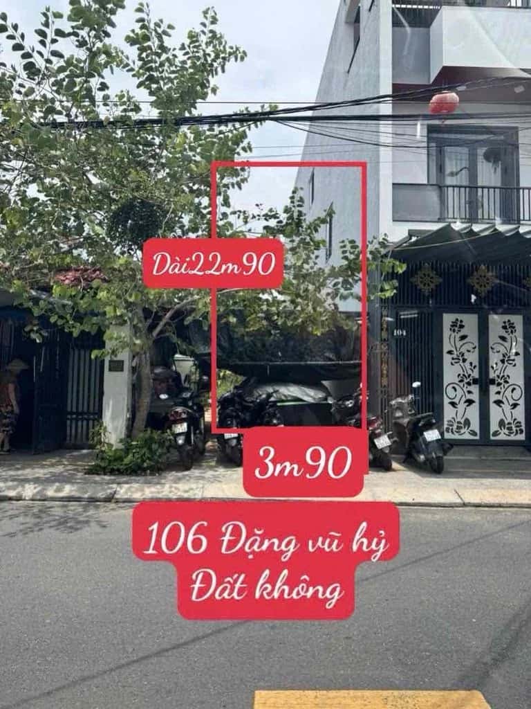 Bán đất Đặng Vũ Hỷ Quận Sơn Trà, TP. Đà Nẵng – giá 15.2 tỷ