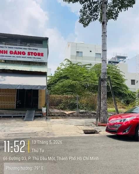 Bán đất đường D3 Thành phố Thủ Dầu Một, Bình Dương – giá 7.2 tỷ
