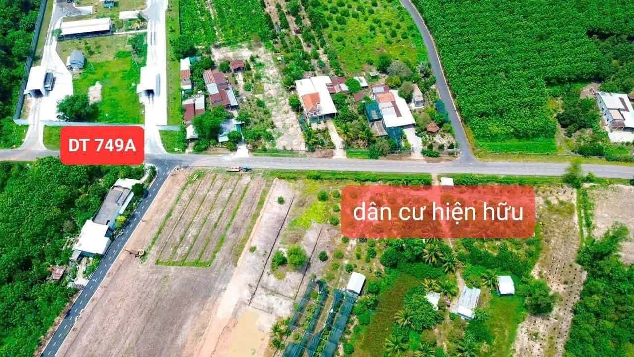 Bán đất DT749B Huyện Dầu Tiếng, Bình Dương – giá 550 triệu