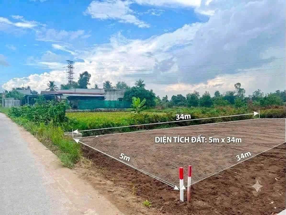 Bán đất Tỉnh lộ 834B Huyện Thủ Thừa, Long An – giá 680 triệu