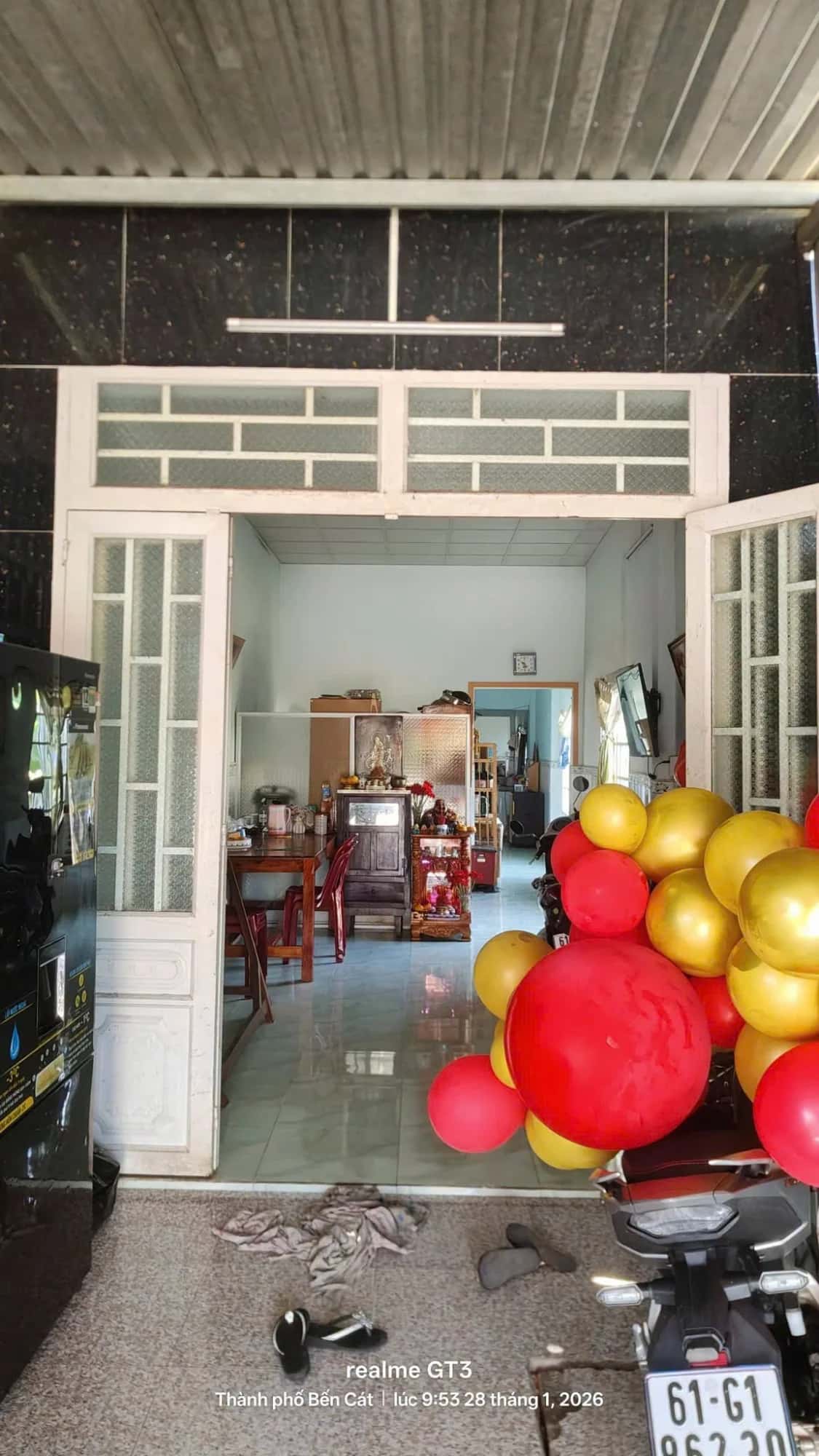 Bán nhà mặt tiền Đường Phú An 048 Thành phố Bến Cát, Bình Dương – 3 phòng ngủ, giá 1.2 tỷ