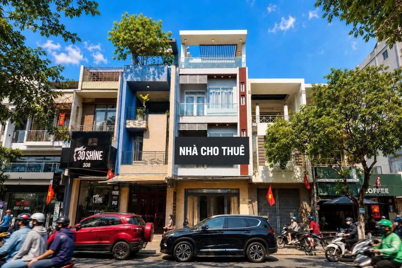 Cho thuê nhà hẻm Trần Cao Vân Quận Thanh Khê, TP. Đà Nẵng – 5 phòng ngủ, giá 29 triệu