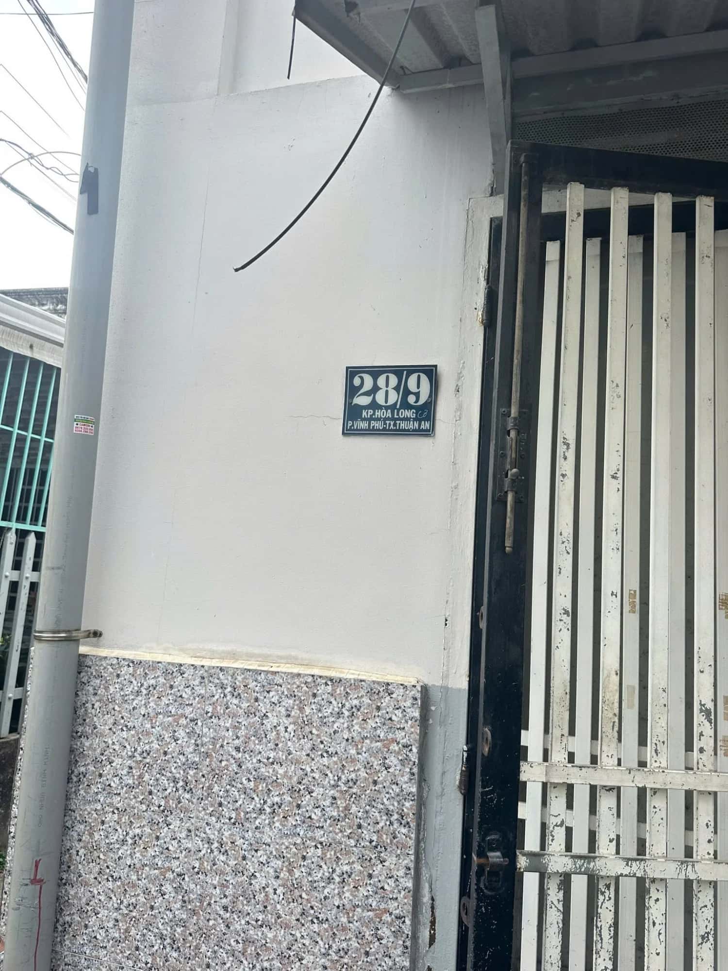 Bán nhà hẻm khu phố Hòa Long Thành phố Thuận An, Bình Dương – 2 phòng ngủ, giá 2.4 tỷ