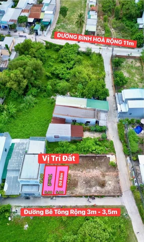 Bán đất hẻm đường Bình Hòa  Thành phố Nha Trang, Khánh Hòa – giá 1.1 tỷ