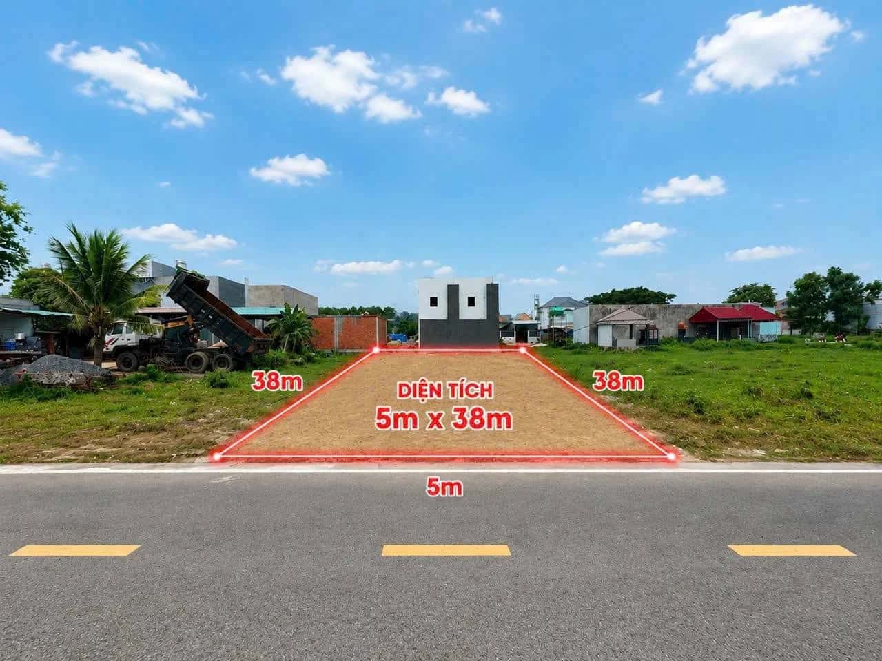 Bán đất đường Chợ Chiều Huyện Đức Hòa, Long An – giá 2.6 tỷ