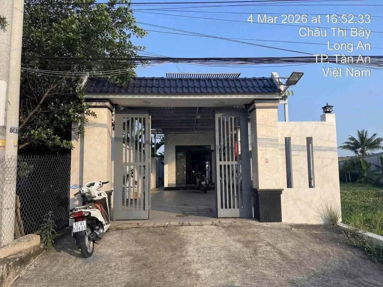 Bán nhà hẻm  hẻm 49 Châu Văn Bảy Thành phố Tân An, Long An – 4 phòng ngủ, giá 3.2 tỷ
