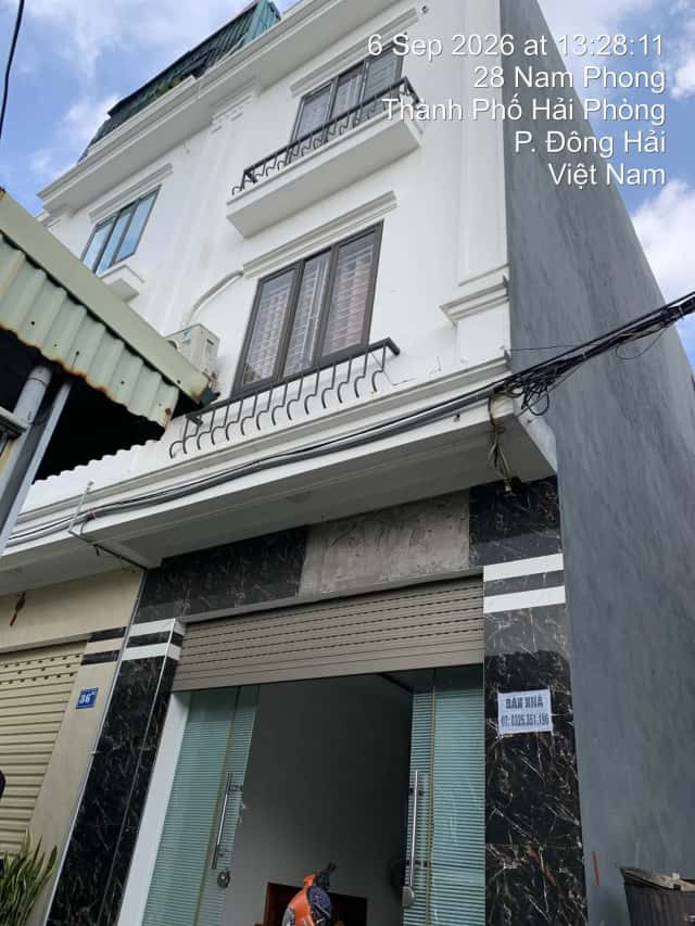 Bán nhà hẻm Nam Phong Quận Hải An, TP. Hải Phòng – 3 phòng ngủ, giá 2.3 tỷ