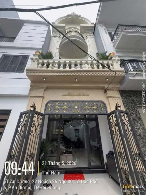 Bán nhà hẻm Tổ dân phố 6  Quận An Dương, TP. Hải Phòng – 3 phòng ngủ, giá 3.5 tỷ