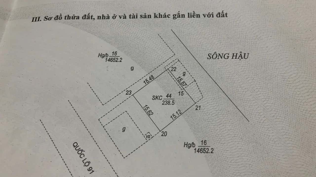 Bán đất Quốc lộ 91 Huyện Châu Phú, An Giang – giá 4.5 tỷ