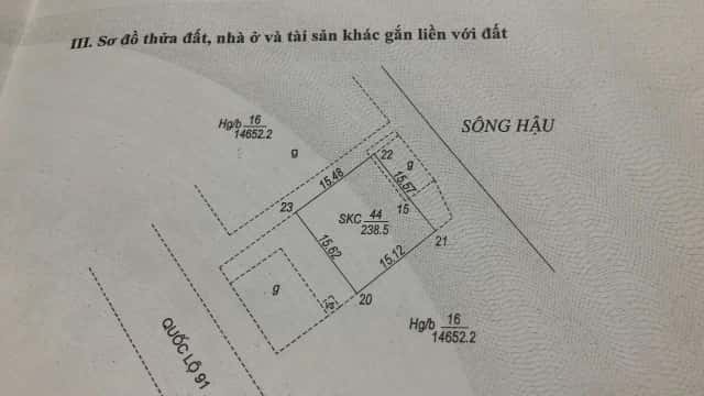 Bán đất Quốc lộ 91 Huyện Châu Phú, An Giang – giá 4.5 tỷ