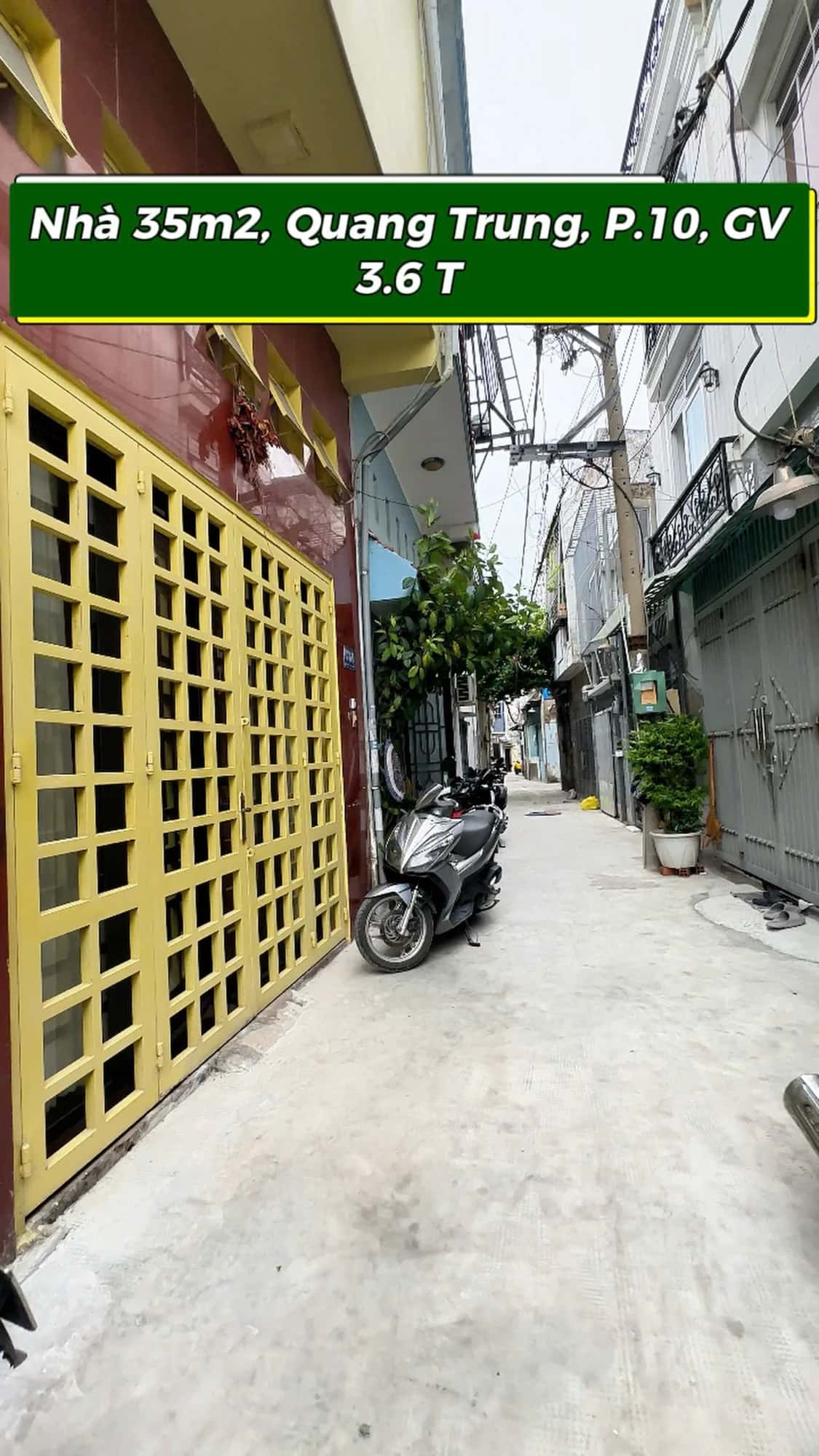 Bán nhà hẻm Quang Trung Quận Gò Vấp, TP.HCM – 2 phòng ngủ, giá 3.6 tỷ