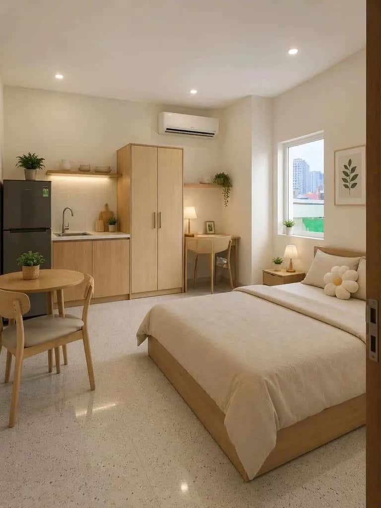 Cho thuê phòng trọ Quốc lộ 1A Thành phố Dĩ An, TP.HCM – 1 phòng ngủ, giá 4 triệu