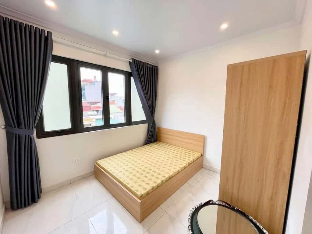 Cho thuê căn hộ dịch vụ Phố Thái Hà Ô Chợ Dừa, Hà Nội – 1 phòng ngủ, giá 4.8 triệu