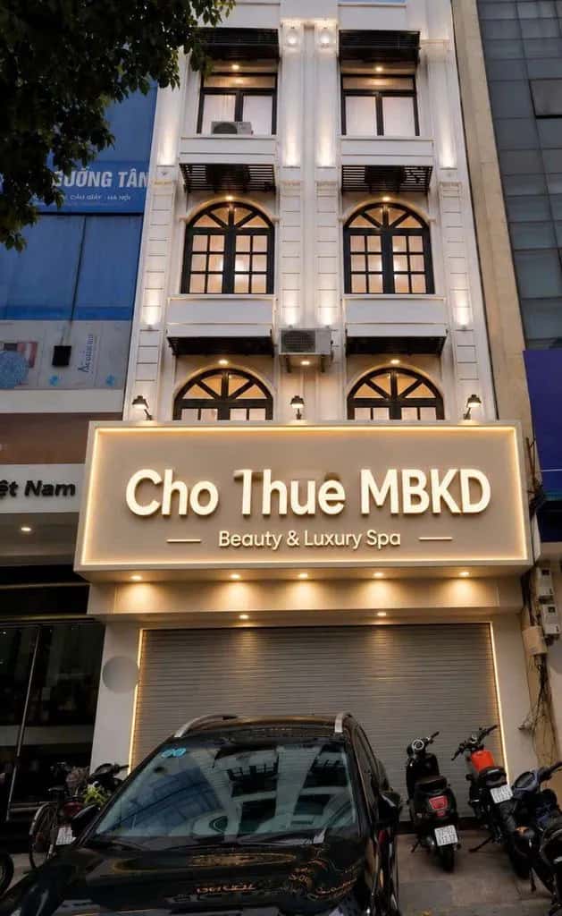 Cho thuê nhà mặt tiền Đường Nguyễn Văn Huyên Cầu Giấy, Hà Nội – giá 59 triệu