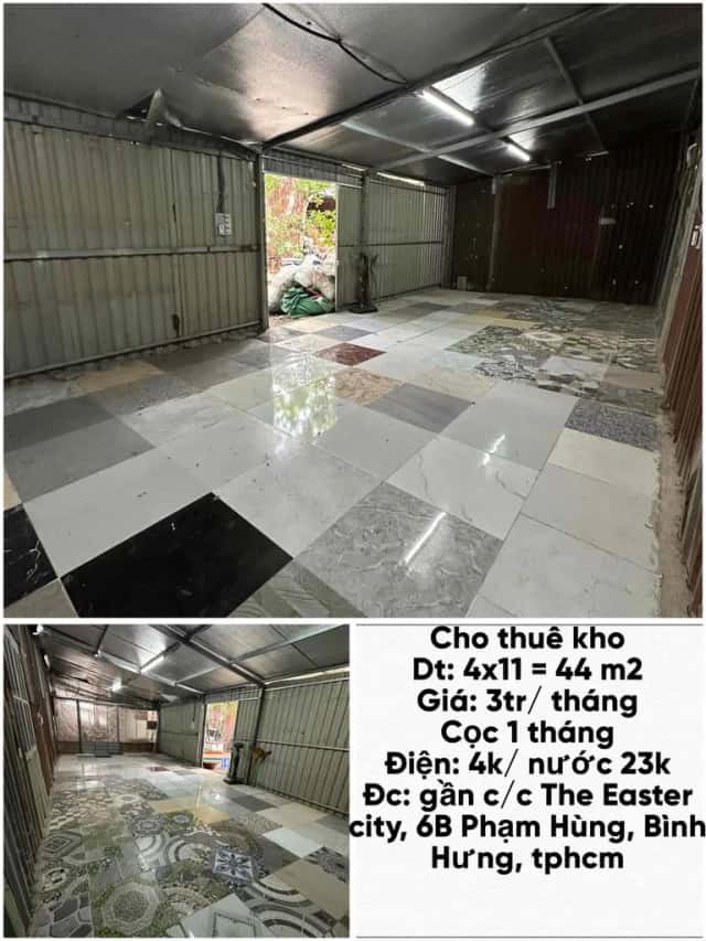 Cho thuê phòng trọ Đường Phạm Hùng Huyện Bình Chánh, TP.HCM – giá 3 triệu