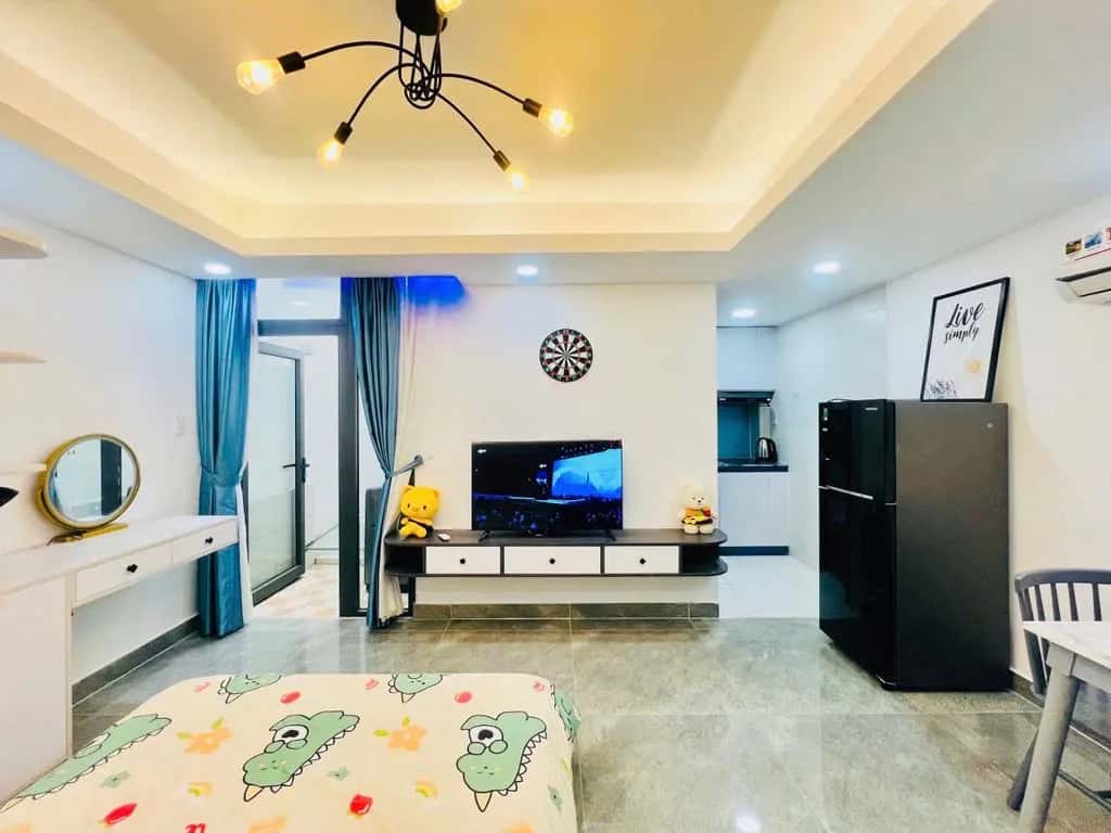 Cho thuê căn hộ dịch vụ Điện Biên Phủ Quận Bình Thạnh, Ho Chi Minh – 1 phòng ngủ, giá 5 triệu