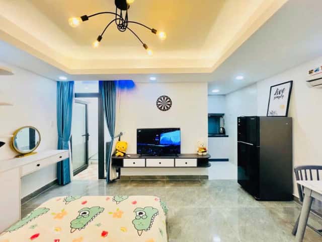 Cho thuê căn hộ dịch vụ Điện Biên Phủ Quận Bình Thạnh, Ho Chi Minh – 1 phòng ngủ, giá 5 triệu