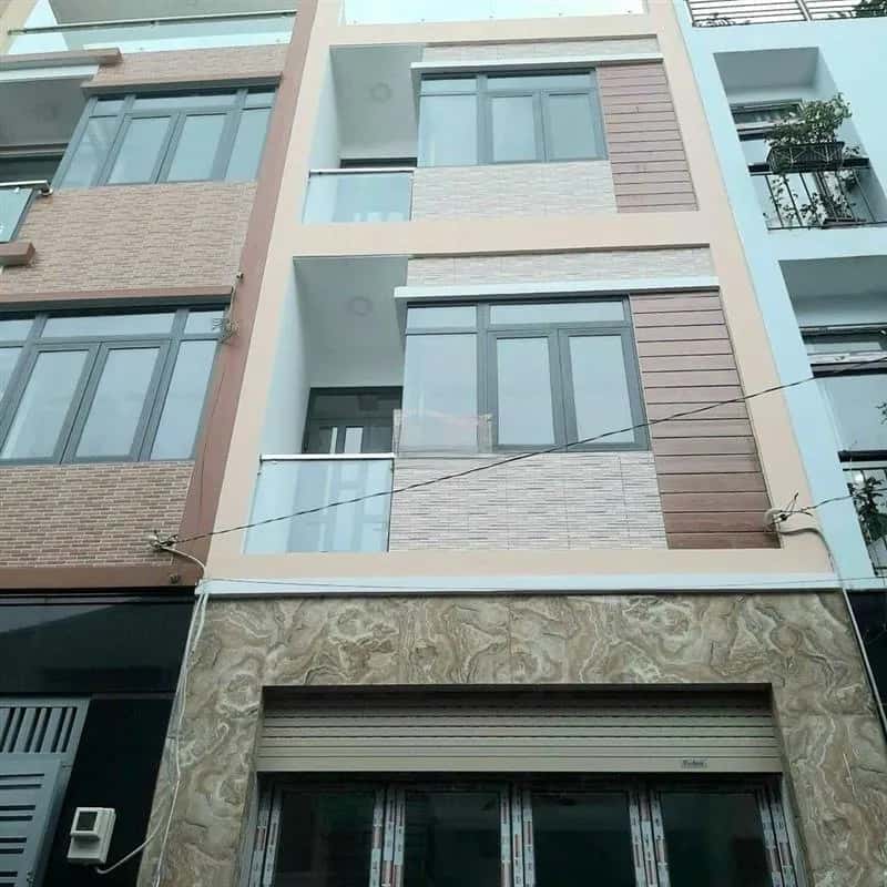 Cho thuê nhà mặt tiền Đường Phan Văn Trị Quận Bình Thạnh, TP.HCM – 4 phòng ngủ, giá 18 triệu