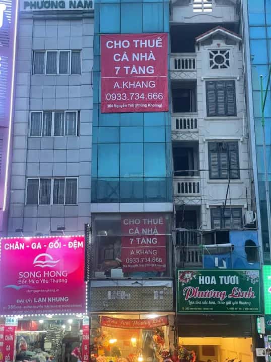 Cho thuê nhà mặt tiền Đường Nguyễn Trãi Đại Mỗ, Hà Nội – giá 65 triệu