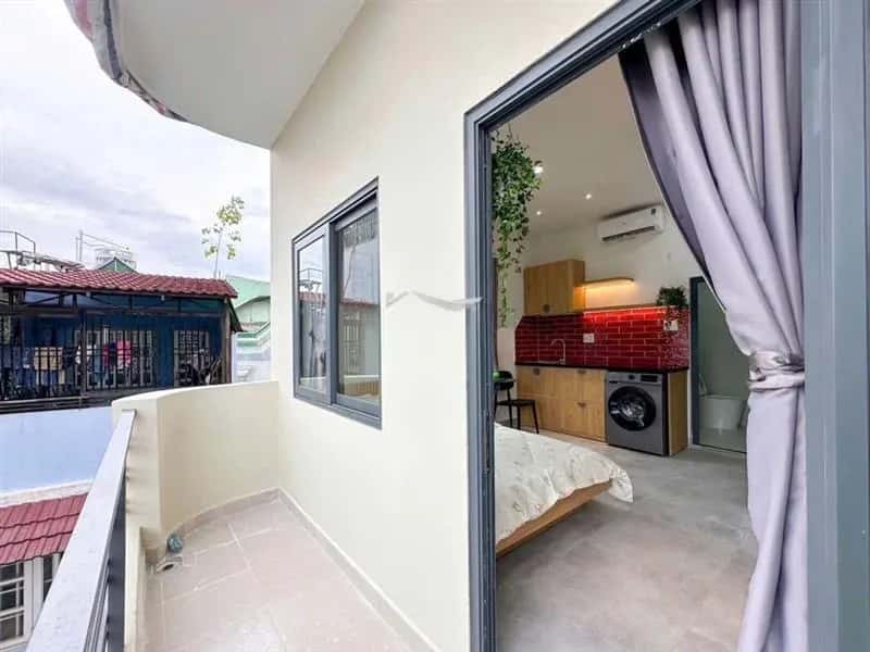 Cho thuê căn hộ chung cư Nguyễn Gia Trí Quận Bình Thạnh, TP.HCM – 1 phòng ngủ, giá 7.2 triệu