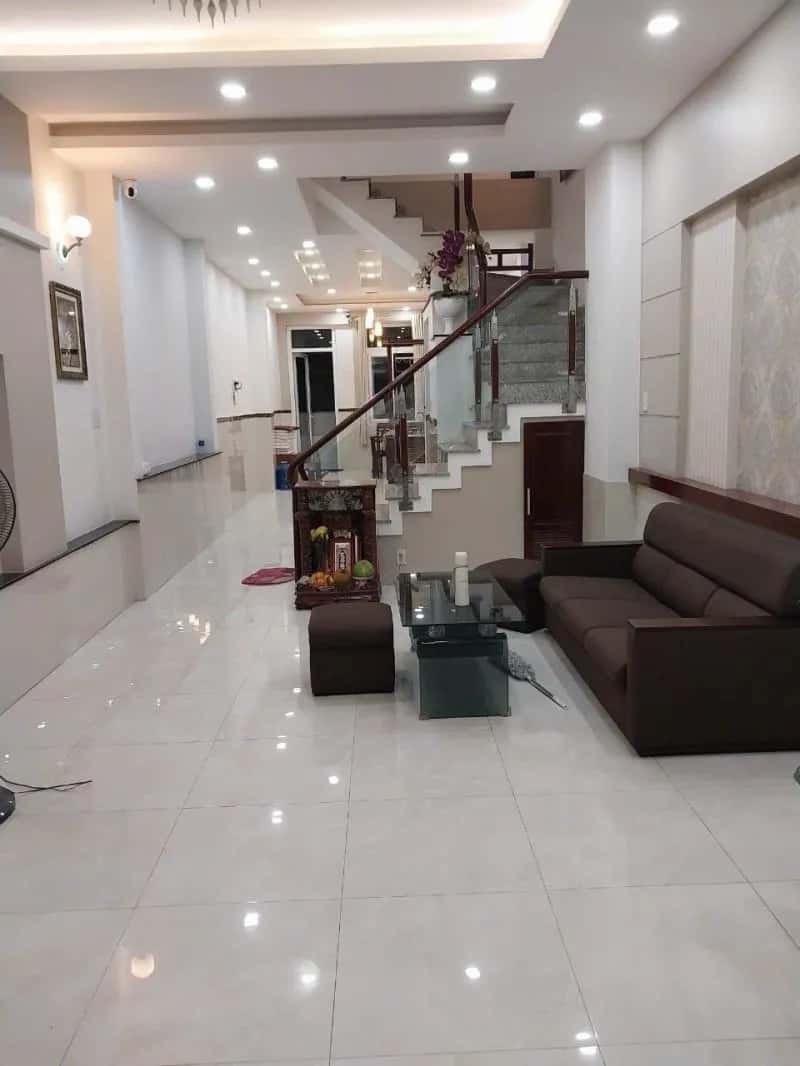 Cho thuê nhà mặt tiền Liên Tỉnh 5 Quận 8, TP.HCM – 4 phòng ngủ, giá 16 triệu
