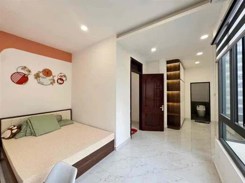 Cho thuê nhà hẻm Đường Vạn Kiếp Quận Bình Thạnh, TP.HCM – 3 phòng ngủ, giá 15 triệu