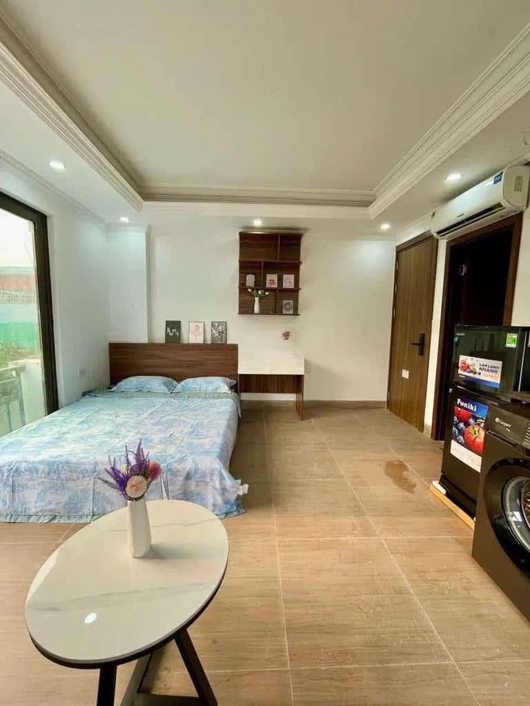 Cho thuê căn hộ dịch vụ Đường Trương Định Tương Mai, Hà Nội – 1 phòng ngủ, giá 5.2 triệu