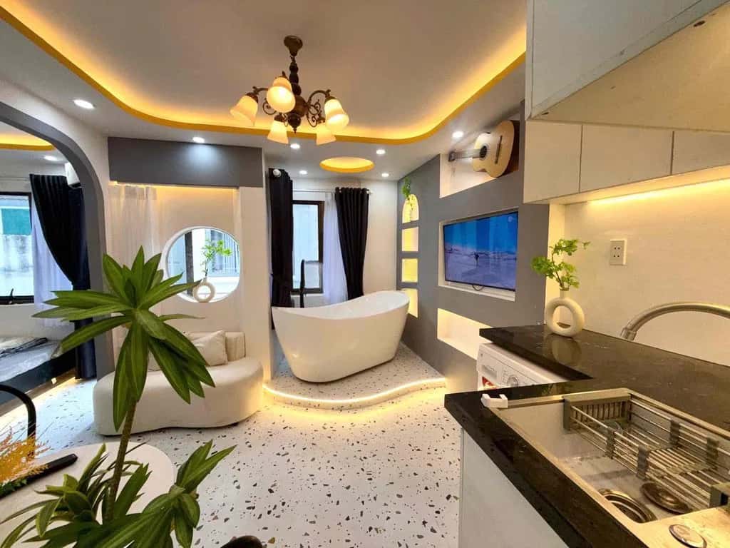 Cho thuê căn hộ dịch vụ Đường Nguyễn Thị Minh Khai Quận 1, TP.HCM – 2 phòng ngủ, giá 10.5 triệu