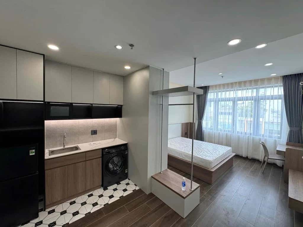 Cho thuê căn hộ dịch vụ Cách Mạng Tháng Tám Quận 3, TP.HCM – 1 phòng ngủ, giá 7 triệu