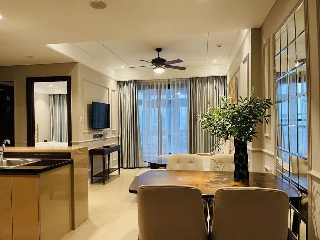 Cho thuê căn hộ chung cư Đường Trần Hưng Đạo An Hải, Đà Nẵng – 2 phòng ngủ, giá 33 triệu