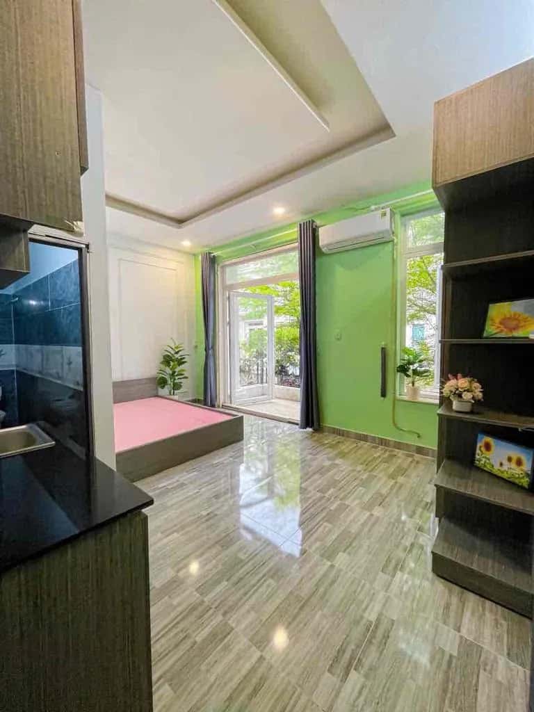 Cho thuê căn hộ chung cư Đường Trần Quốc Tuấn Gò Vấp, TP.HCM – 1 phòng ngủ, giá 5.6 triệu