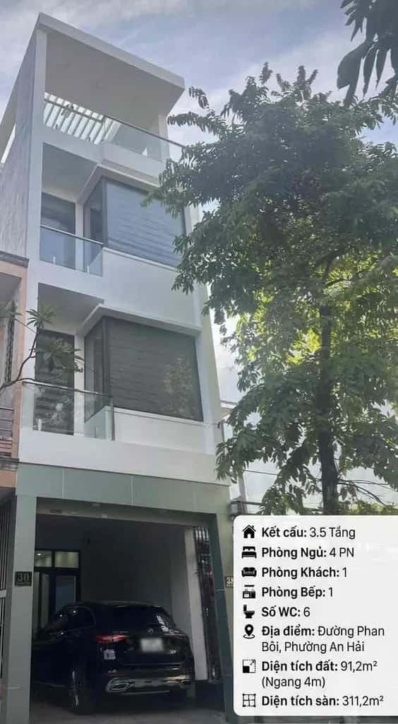 Cho thuê nhà mặt tiền An Nhơn 6 An Hải, Đà Nẵng – 4 phòng ngủ, giá 36 triệu Cho thuê nhà mặt tiền An Nhơn 6 An Hải, Đà Nẵng – 4 phòng ngủ, giá 36 triệu