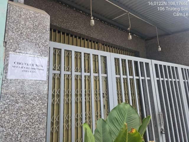 Cho thuê nhà mặt tiền Đường Trường Sơn Cam Le, Da Nang – 2 phòng ngủ, giá 7 triệu